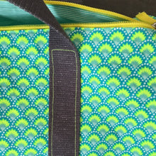 Charger l&#39;image dans la galerie, Escampette turquoise et jaune fluo et gris
